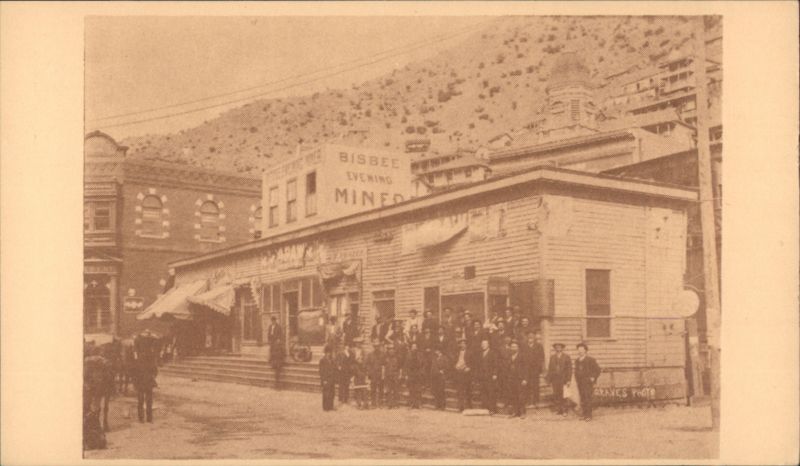 Bisbee Evening Miner Newspaper Building, Brewery Gulch Arizona