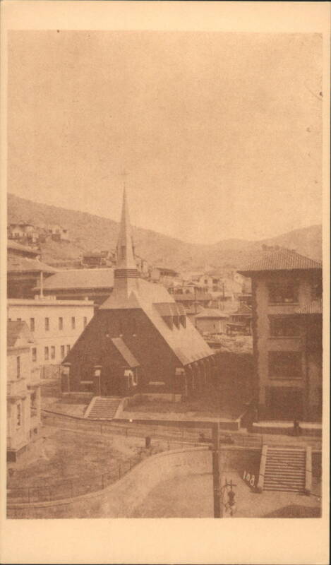 Covenant Presbyterian Church next to Copper Queen Hotel, Bisbee, AZ Arizona