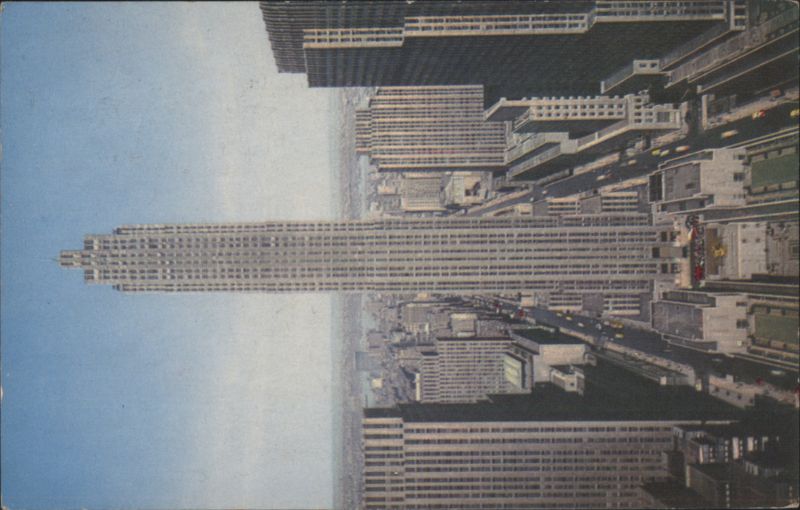 Rockefeller Center Skyline New York City