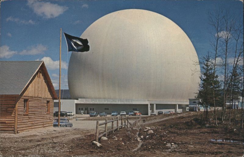 Earth Station at Andover, ME - Bell System's Ground Station Maine