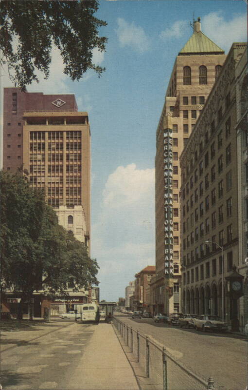 Mobile AL, St. Joseph Street from Bienville Square Alabama