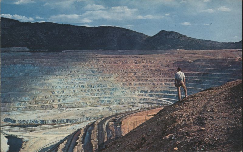 Santa Rita Copper Mine, Open Pit, Silver City, New Mexico