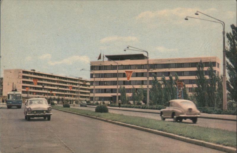 Zaporizhzhia New Residential Buildings on Lenin Avenue Ukraine