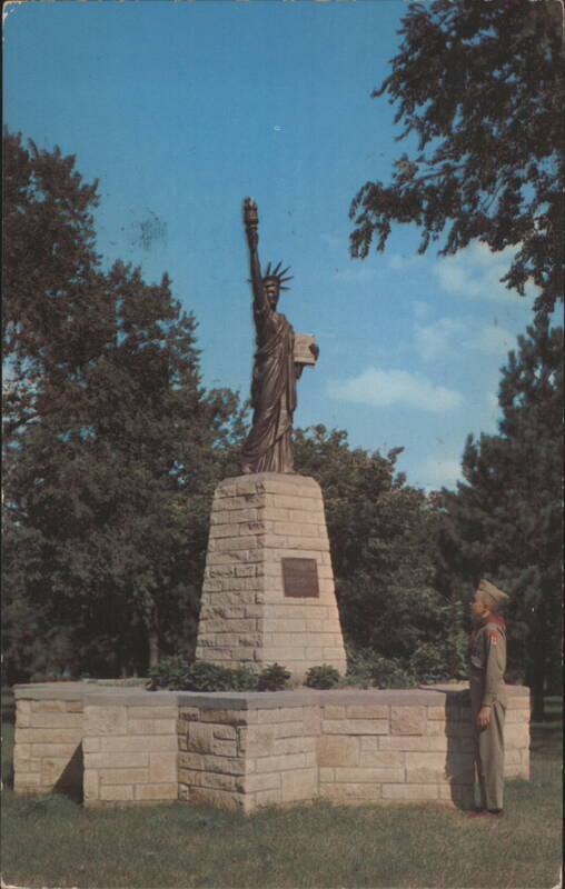 Statue of Liberty, Boy Scout, Lincoln, NE Nebraska