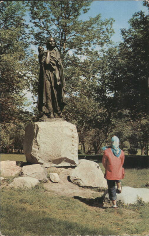 STATUE OF SAKAWEA, Bird Woman, State Capitol grounds Bismarck North Dakota