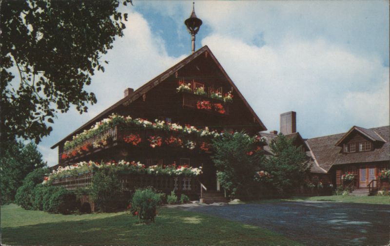 Trapp Family Lodge with Flower Boxes Stowe Vermont