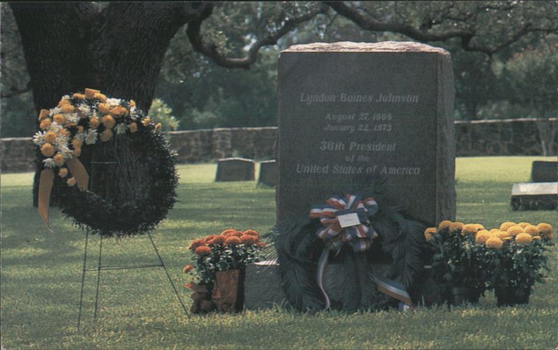 Lyndon B. Johnson Grave, 36th President Stonewall Texas