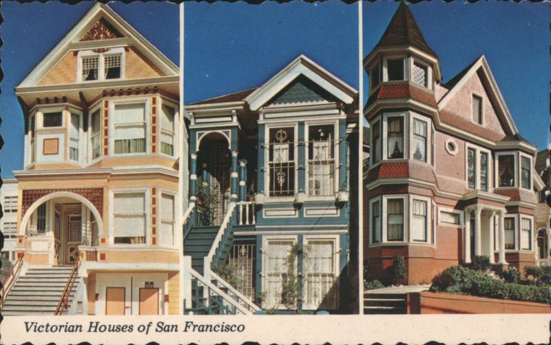 Victorian Houses of San Francisco California Sandor Balatoni