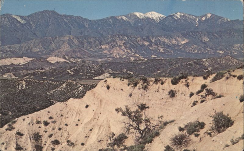 Cajon Pass, San Gabriel and San Bernardino Mountains California