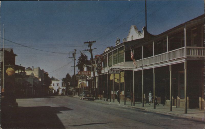 Jamestown, CA 'Jimtown' Main Street, Bret Harte Stories California