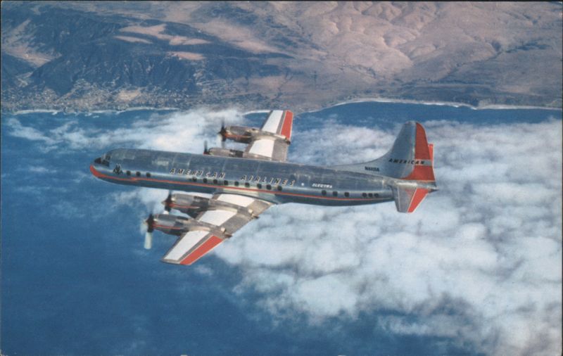 American Airlines Electra N6104A Jet-Prop Airliner