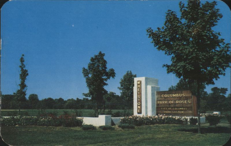 Whetstone Park of Roses Entrance, Columbus, Ohio