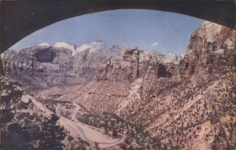 Window in Zion Tunnel, Zion National Park Utah Mike Roberts