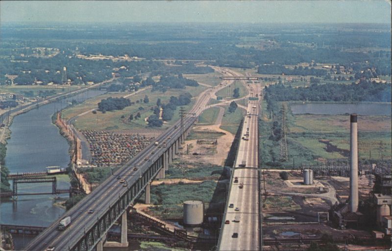 Delaware Memorial Bridge, New Jersey Approach Wilmington