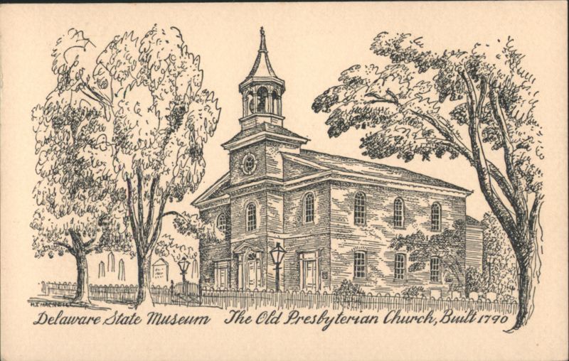 Old Presbyterian Church, Built 1790, Delaware State Museum Dover