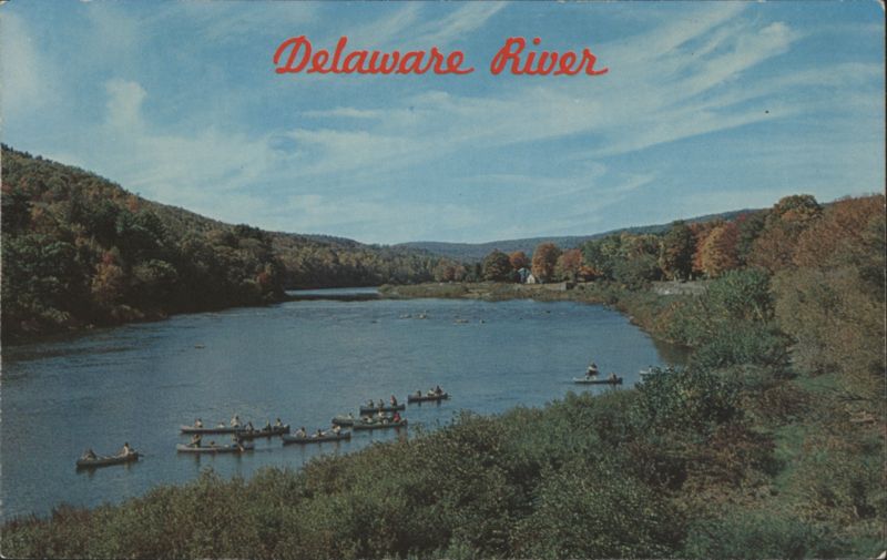 Delaware River Canoeing, Scenic Beauty, Canoe Clubs