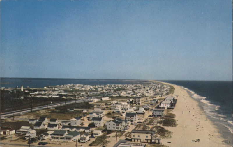 Aerial View of Fenwick Island Delaware F. W. Brueckmann