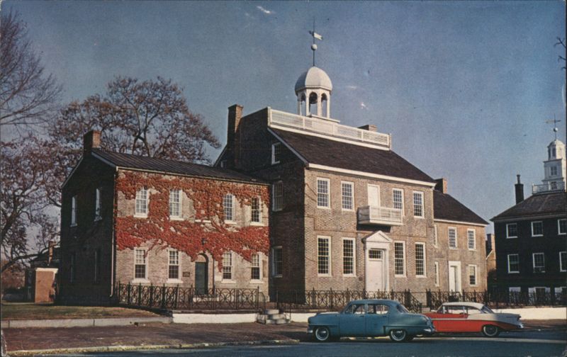 Court House, Original Colonial Capital & First State House New Castle Delaware