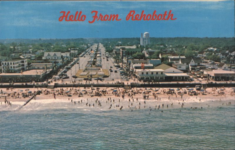 Hello From Rehoboth Beach, DE - Ocean, Town & Boardwalk Delaware