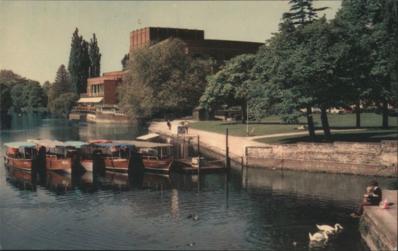 Royal Shakespeare Theatre & River Avon, Stratford-upon-Avon United Kingdom
