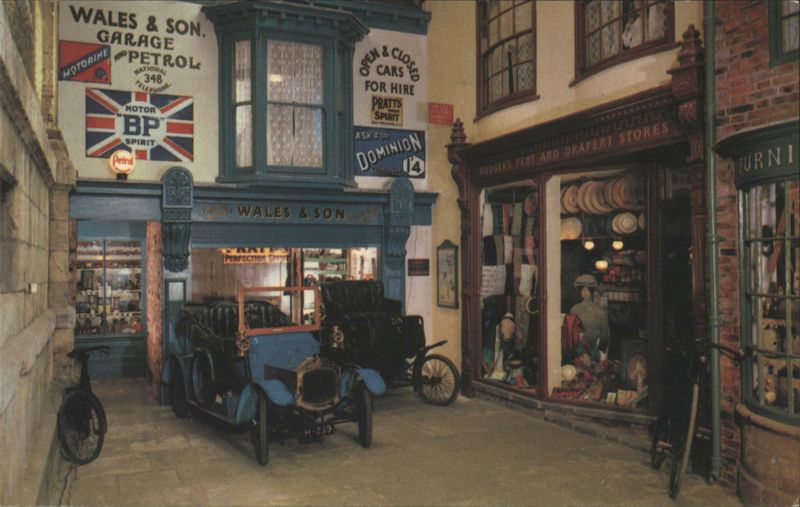 Castle Museum York: The Garage, Wales & Son, BP Petrol United Kingdom