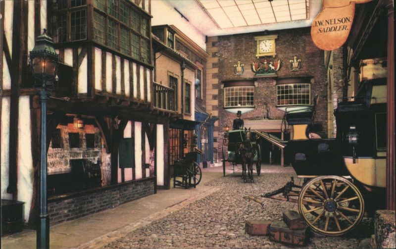 Kirkgate Street Scene, Castle Museum, York United Kingdom