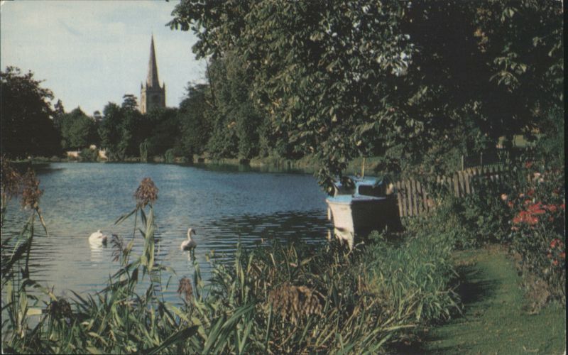 Shakespeare's Avon & Holy Trinity Church, Stratford-upon-Avon United Kingdom