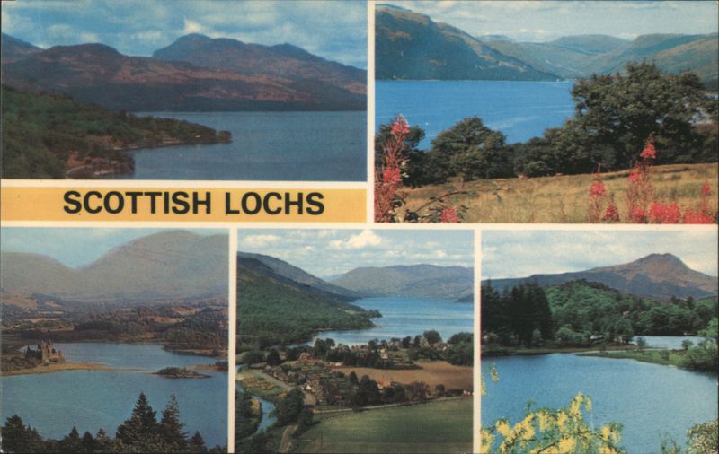 Scottish Lochs: Lomond, Awe, Fyne, Earn, Ard United Kingdom