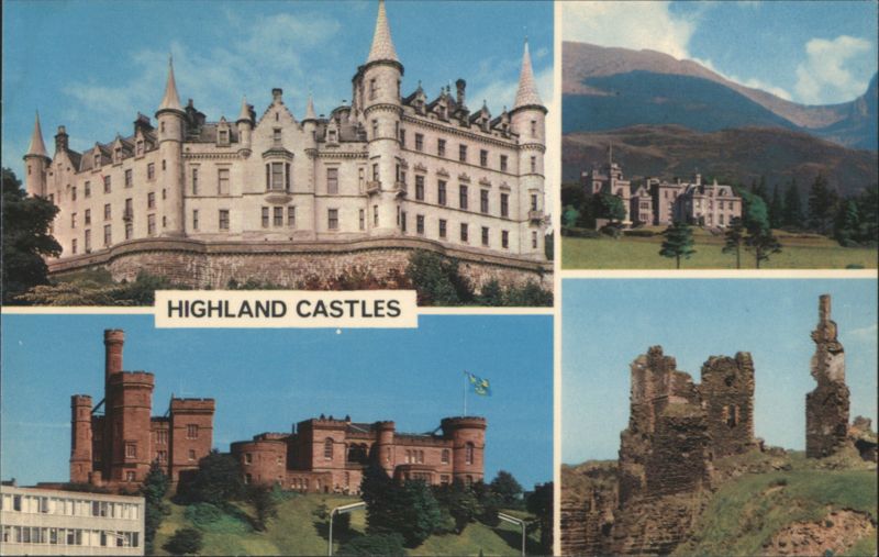 Highland Castles: Dunrobin, Inverlochy, Inverness, Girnigoe Scotland
