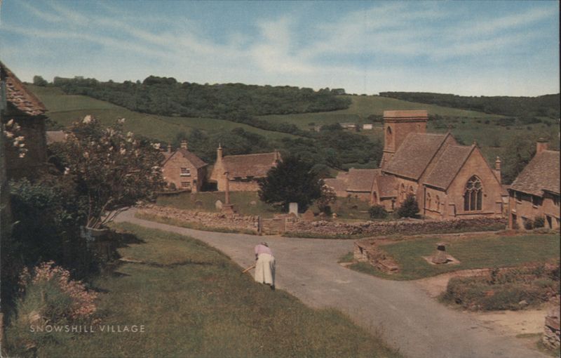 Snowshill Village, Church and Cottages England