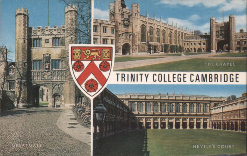 Trinity College Cambridge: Chapel, Great Gate, Nevile's Court United Kingdom