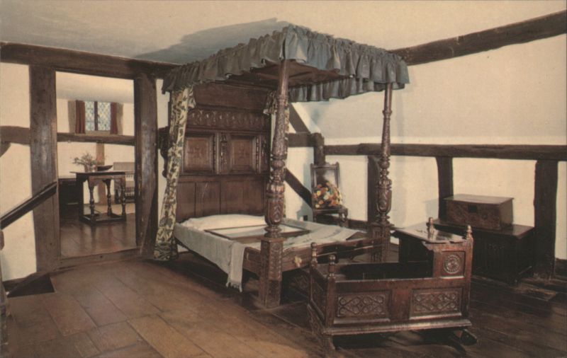 Hathaway Bedstead, Anne Hathaway's Cottage Shottery Great Britain