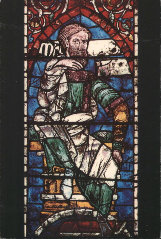 METHUSALEH Stained Glass Figure, Canterbury Cathedral England