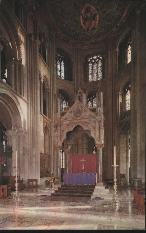 High Altar with Baldachin by John Pearson, Peterborough Cathedral United Kingdom