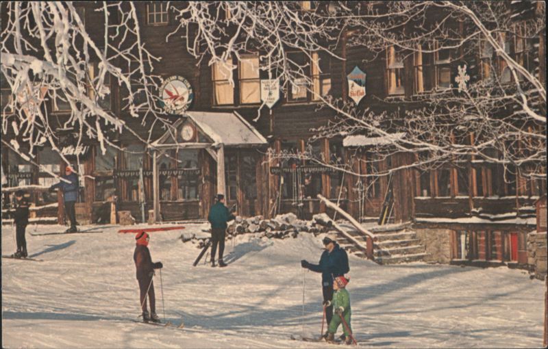 Seven Springs Mountain Resort Lodge Winter Skiing Champion Pennsylvania