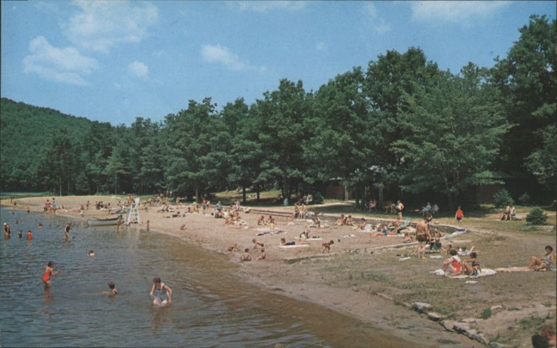 Beach at Black Moshannon State Park, Philipsburg, PA Pennsylvania