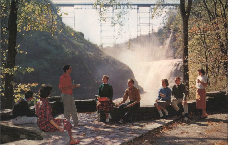 Houghton College Students Fall Outing, Letchworth Park New York
