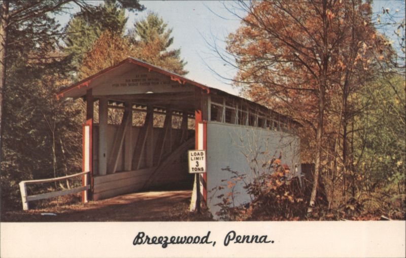 Covered Bridge Breezewood Pennsylvania
