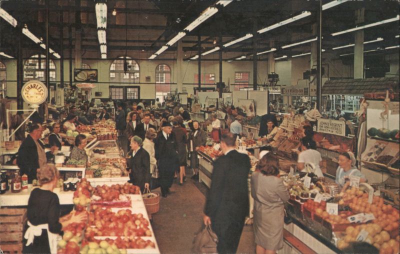 Lancaster Central Farmer's Market, Produce Stalls Pennsylvania