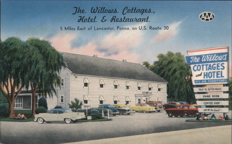The Willows Cottages, Hotel & Restaurant, Lancaster, PA Pennsylvania
