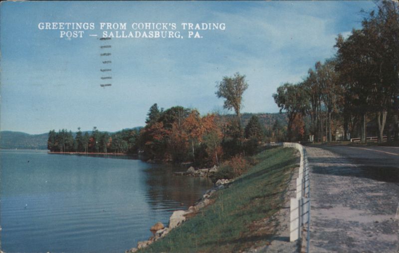 GREETINGS FROM COHICK'S TRADING POST Salladasburg Pennsylvania