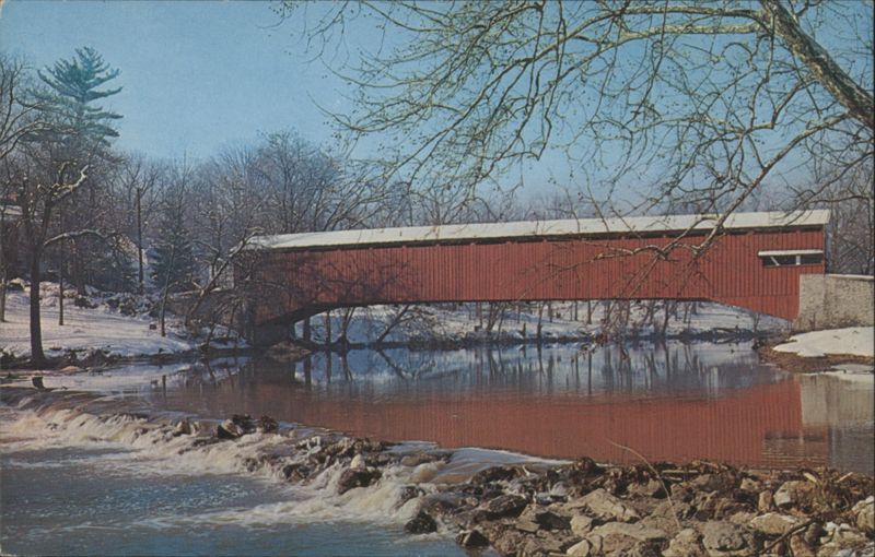 Umble's Mill (Eden) Covered Bridge, Pennsylvania Dutch Country