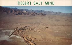 Desert Salt Mine, Amboy, CA Postcard