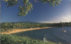 Kapalua Bay, HI - Golden Sand & Crystal Blue Waters Postcard