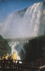 Bridal Veil Falls, Cave of the Winds, American Falls Postcard