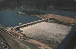 Bonneville Dam on the Columbia River Postcard