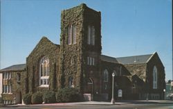First Baptist Church, Ivy Covered, Vallejo, CA Postcard