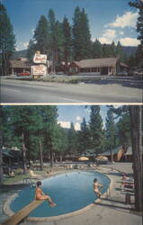 Tahoe Hacienda Motel, Pool, South Lake Tahoe, CA Postcard