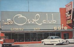 Owl Club Gaming Bar Cafe - Battle Mountain, NV Postcard