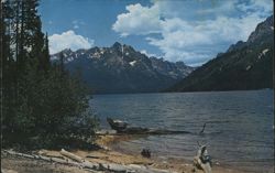 Redfish Lake, Idaho Primitive Area Mountains Postcard